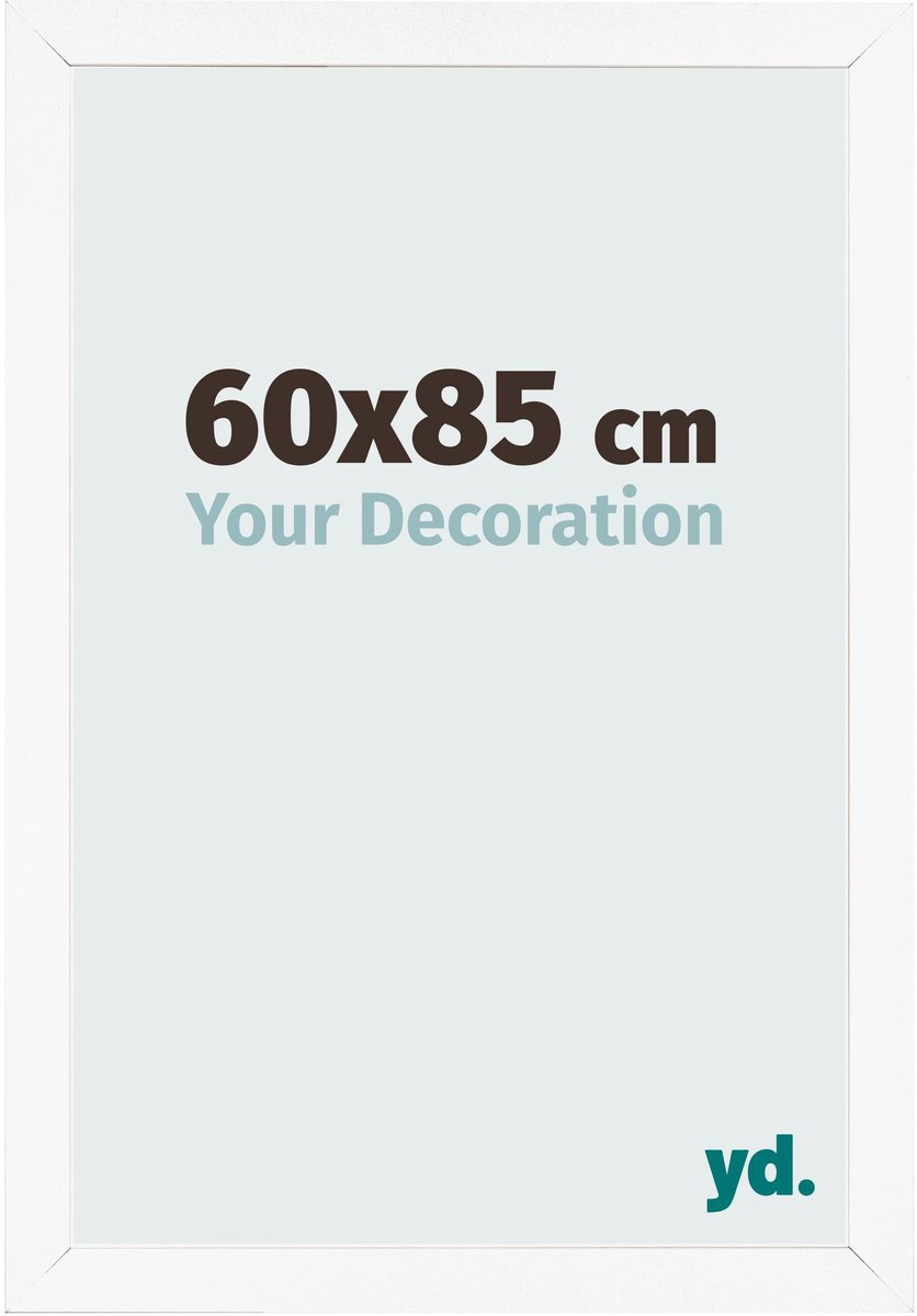 Your Decoration - Fotolijst 60x85 cm - MDF - Wit Mat - Bologna