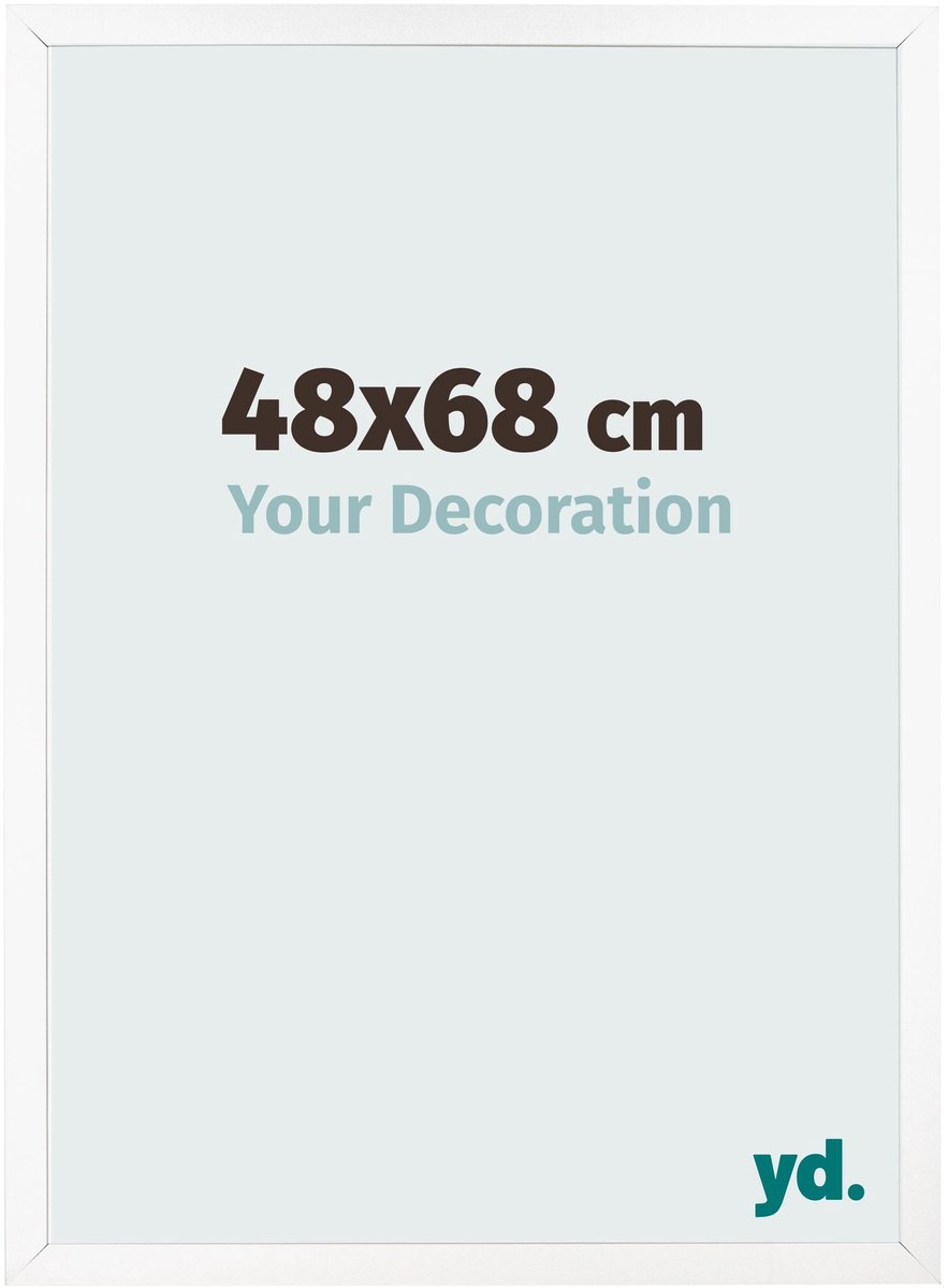 Your Decoration - Fotolijst 48x68 cm - MDF - Wit Mat - Bologna