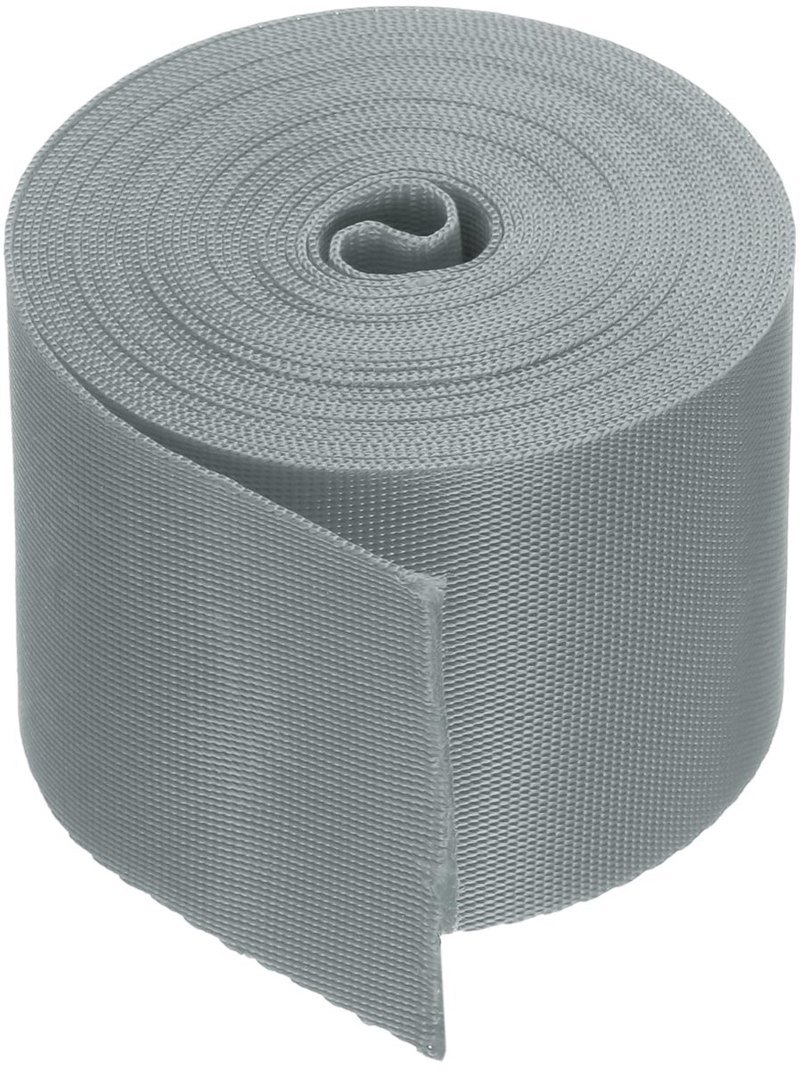 Dailygoods - Vlakke Nylonband 5 m - Polypropyleen, IJzergrijs voor Outdoor en DIY