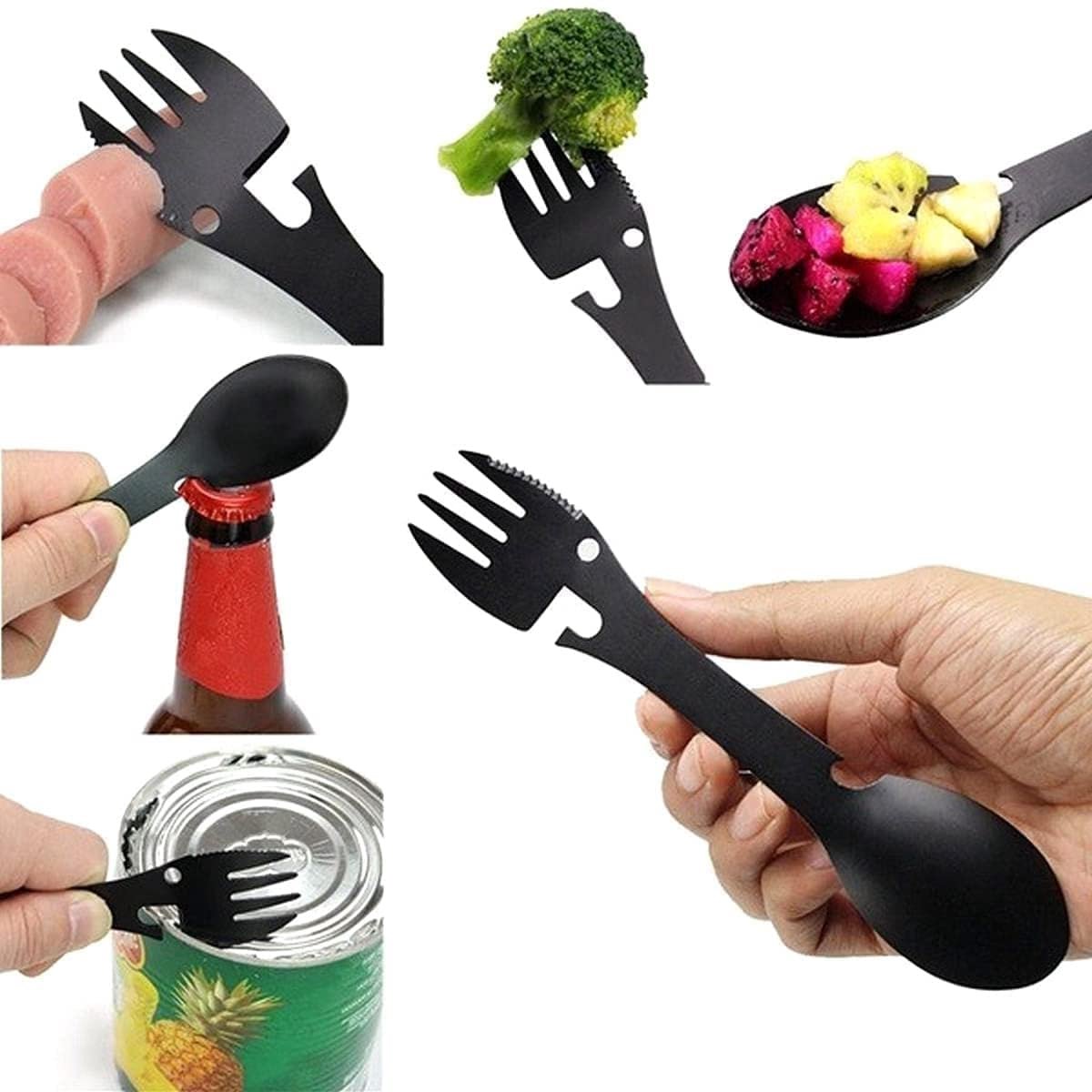 Dailygoods - Vijf in Eén Lepelvork - Multifunctionele Keuken Gadget