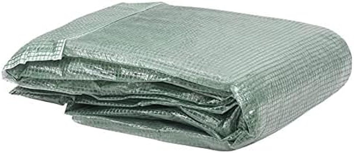 Reserveafdekking Broeikas - Tuin Kas Folie - Planten Beschermen - Zwaarder PE Materiaal - 200 x 343 x 200 cm