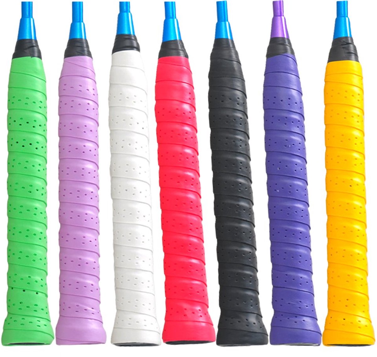 Dailygoods - Antislip Tennis Overgrip - 5 Stuks in Diverse Kleuren