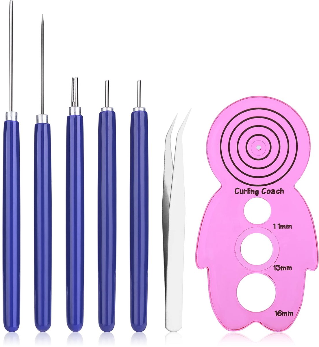 Dailygoods - 7-delige quilling-gereedschapsset voor papierkunst en kaarten maken