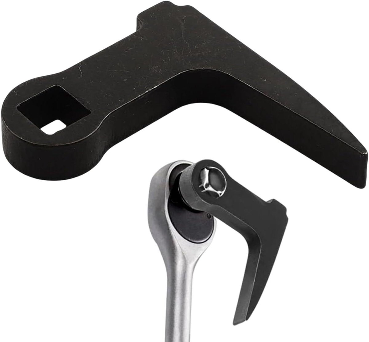 Koevoet Adapter - Breekijzer Opzetstuk Ratel - Auto Onderhoud - L-Vormig Ontwerp - 1/2 Inch Drive - Metaal