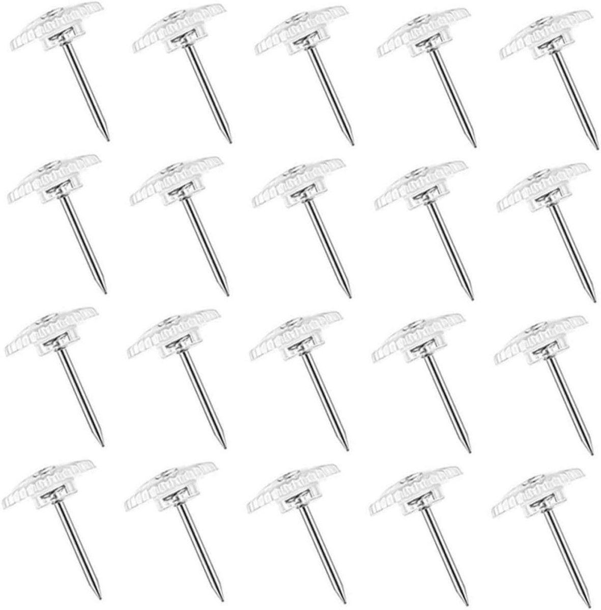 Platte Duimspijkers - Decoratieve Punaises Prikbord - Kantoor Organisatie - Tandwielvorm Ontwerp - 100 stuks - Zoals getoond