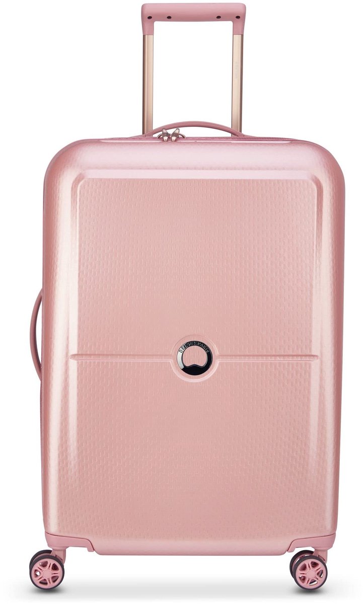 SnelShoppen - Harde Cabinekoffer XS, Pioen, Draagbare Koffer met TSA-Cijferslot, Lichtgewicht Bagage voor Vliegreizen, Handbagage Koffer voor Zakenrei