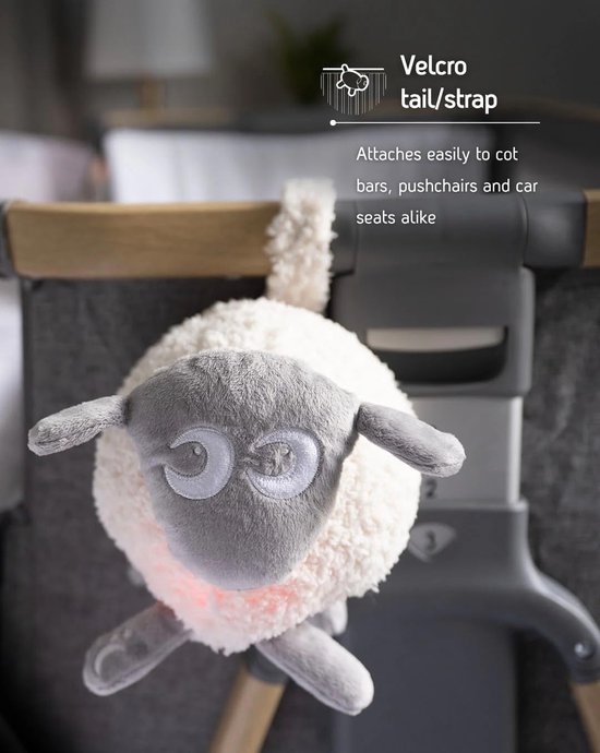 Huilsensor Schaap - Slaaphulp Baby - Baby Slaap Verbeteren - SmartCRY Sensor - 1 Stuk - Grijs — afbeelding 5