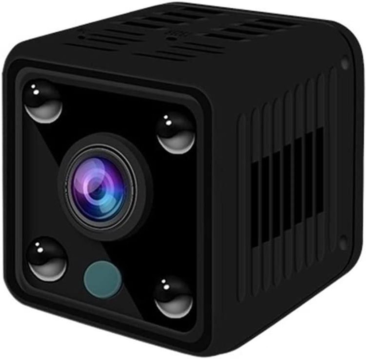 Binnen Camera - Beveiligingscamera WiFi - Huisbewaking - Bewegingsdetectie TweewegsAudio - 20 x 20 x 20 cm - Wit