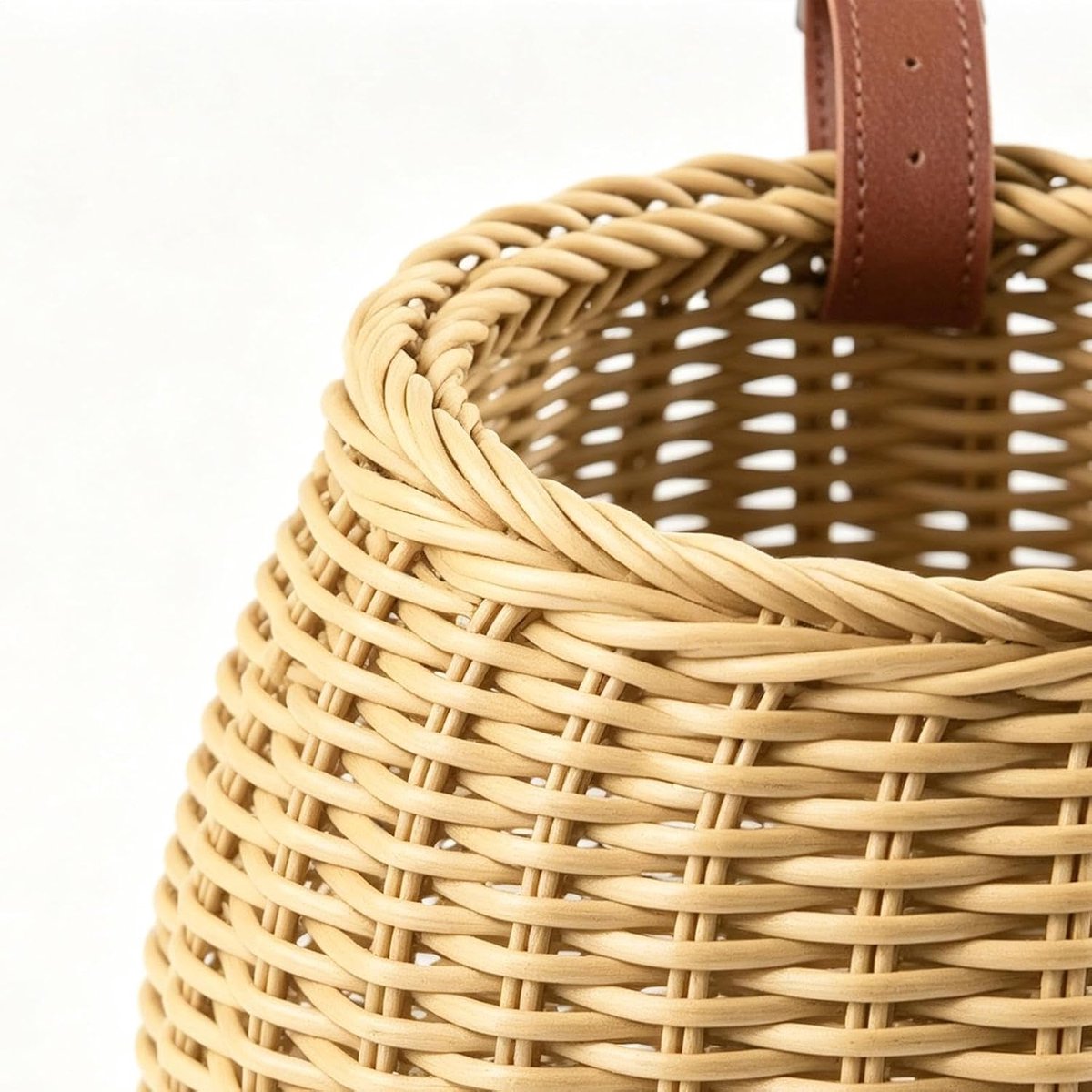 Fietsmand Voorzijde - Stuurmand Fiets - Fietsen Boodschappen - Grote Capaciteit - 24 x 24 x 17 cm - Abrikoos