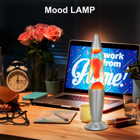 Lavalamp voor Kinderen en Volwassenen met Kleurverandering - 17 Kleuren en 4 Modussen voor Sfeerverlichting in Slaapkamer of Woonkamer van Merkloos — afbeelding 2