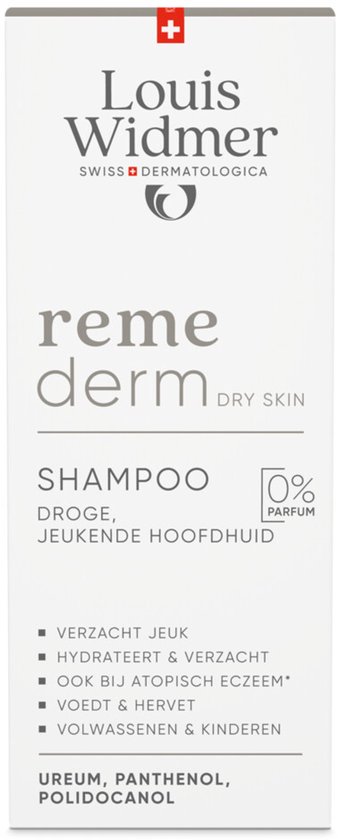 Louis Widmer Remederm Shampoo Droge Jeukende Hoofdhuid - Zonder parfum 150