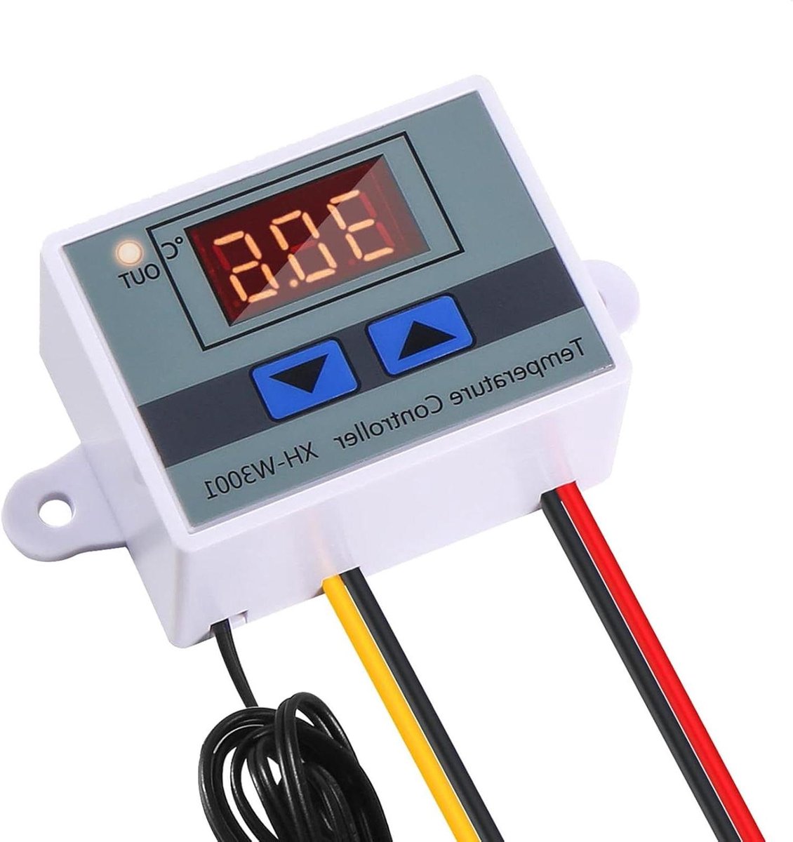 Digitale Temperatuurregelaar - Thermostaat Module - Temperatuur Instellen - Waterdichte Sonde - -50 tot 110 C - Niet gespecificeerd