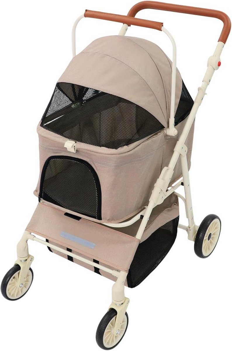 Huisdier Rugzak Trolley - Reisbuggy Huisdier - Comfortabel Reizen - Dubbele Kamer Ontwerp - 76 x 47 x 104 cm
