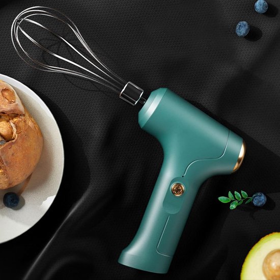 Draadloze Handmixer - Elektrische Garde Eierklopper - Bakken en Koken - 3 Snelheden — afbeelding 5