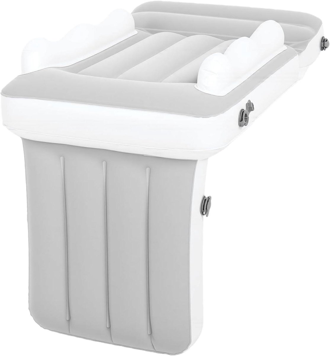 Vliegtuigbed Peuter - Reisbedje Kinderen - Comfortabel Reizen - Zijhekken Veiligheid - 29 x 22 x 7 cm - Grijs