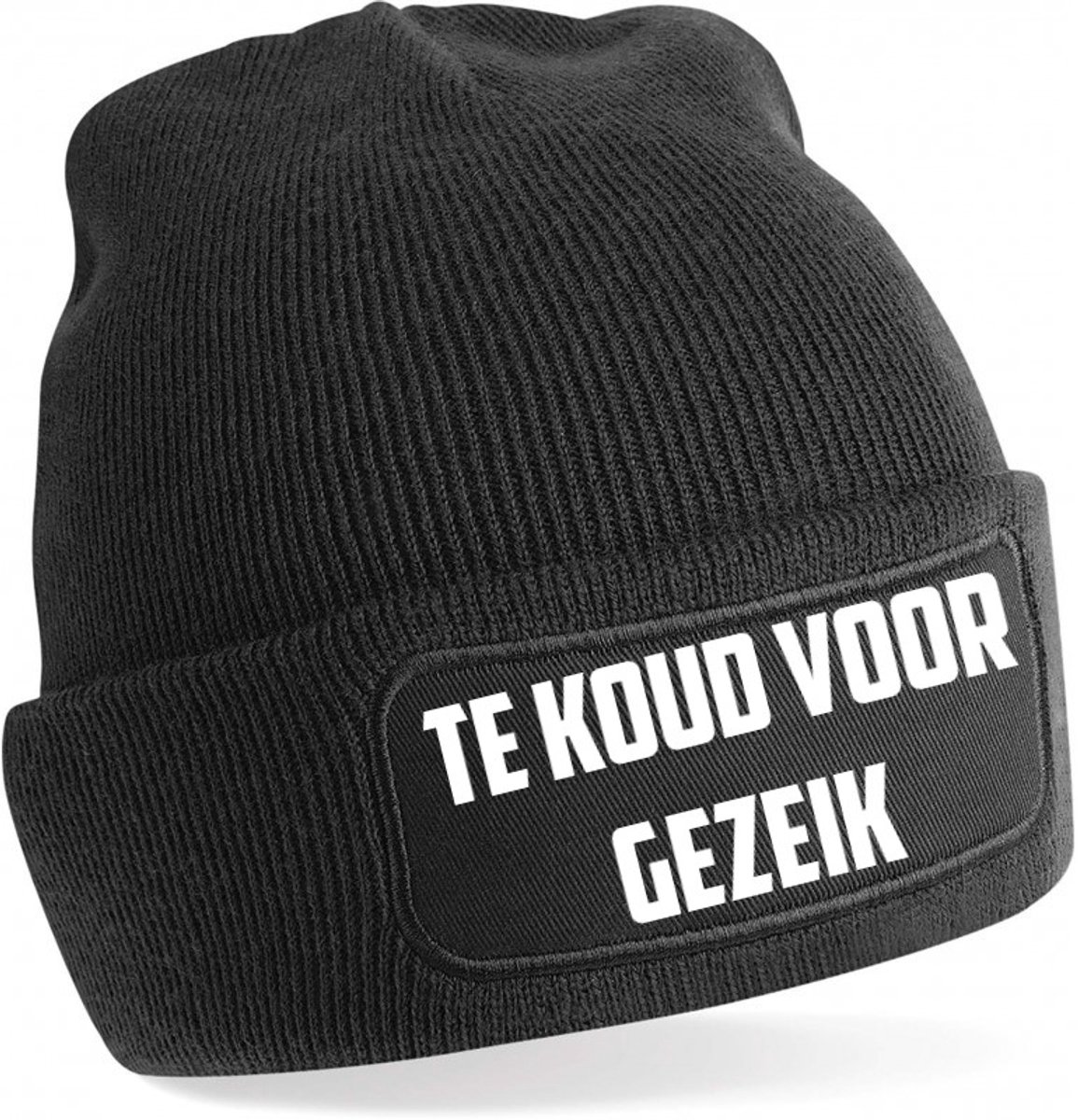 Te koud voor gezeik Warme Wintermuts | Beanie | Muts | Winter | Kou | Koud | Tekst | Cadeau | Apres Ski | Wintersport | Skimuts | Verzending binnen 24 uur!