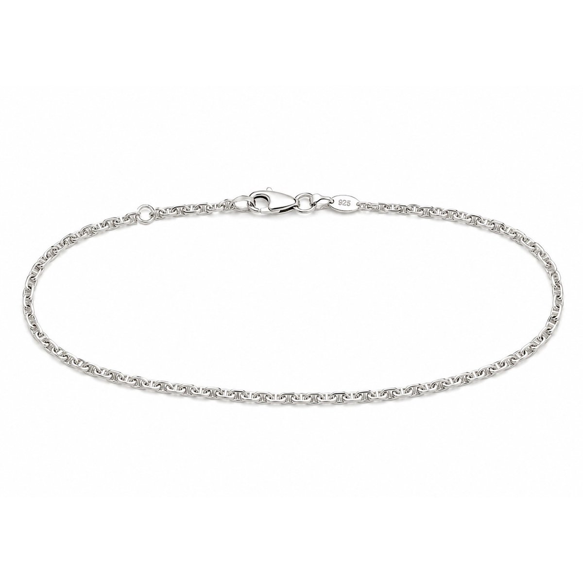 SEO-titel bol.com 925 Sterling Zilveren Enkelbandje Anker Schakel 2 mm – 23,5 of 25,5 cm – Zilveren Enkelketting Dames