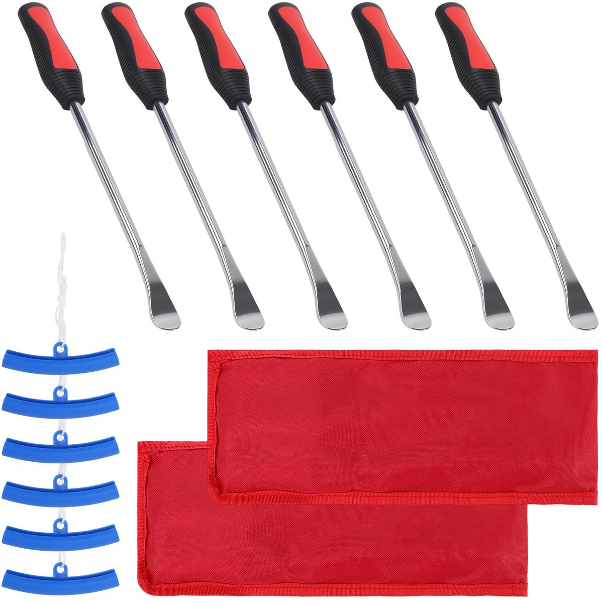 SolidKeus - Set van 6 Montageijzers 29 cm voor Fietsbanden