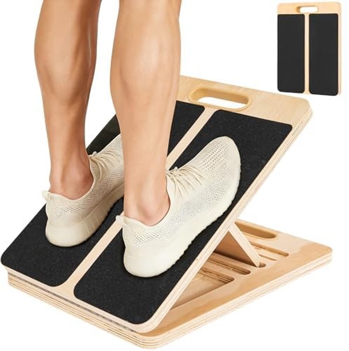 SolidKeus - Professionele Schuine Plank van Hout met 5 Verstelbare Hoeken