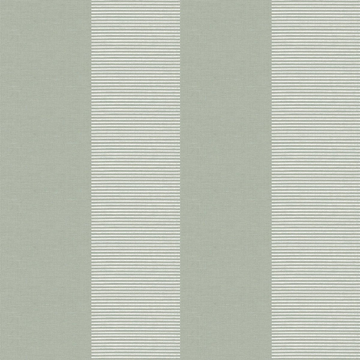 SolidKeus - Geometrisch Behang met Groene Strepen voor Slaapkamer 44,5 x 200 cm