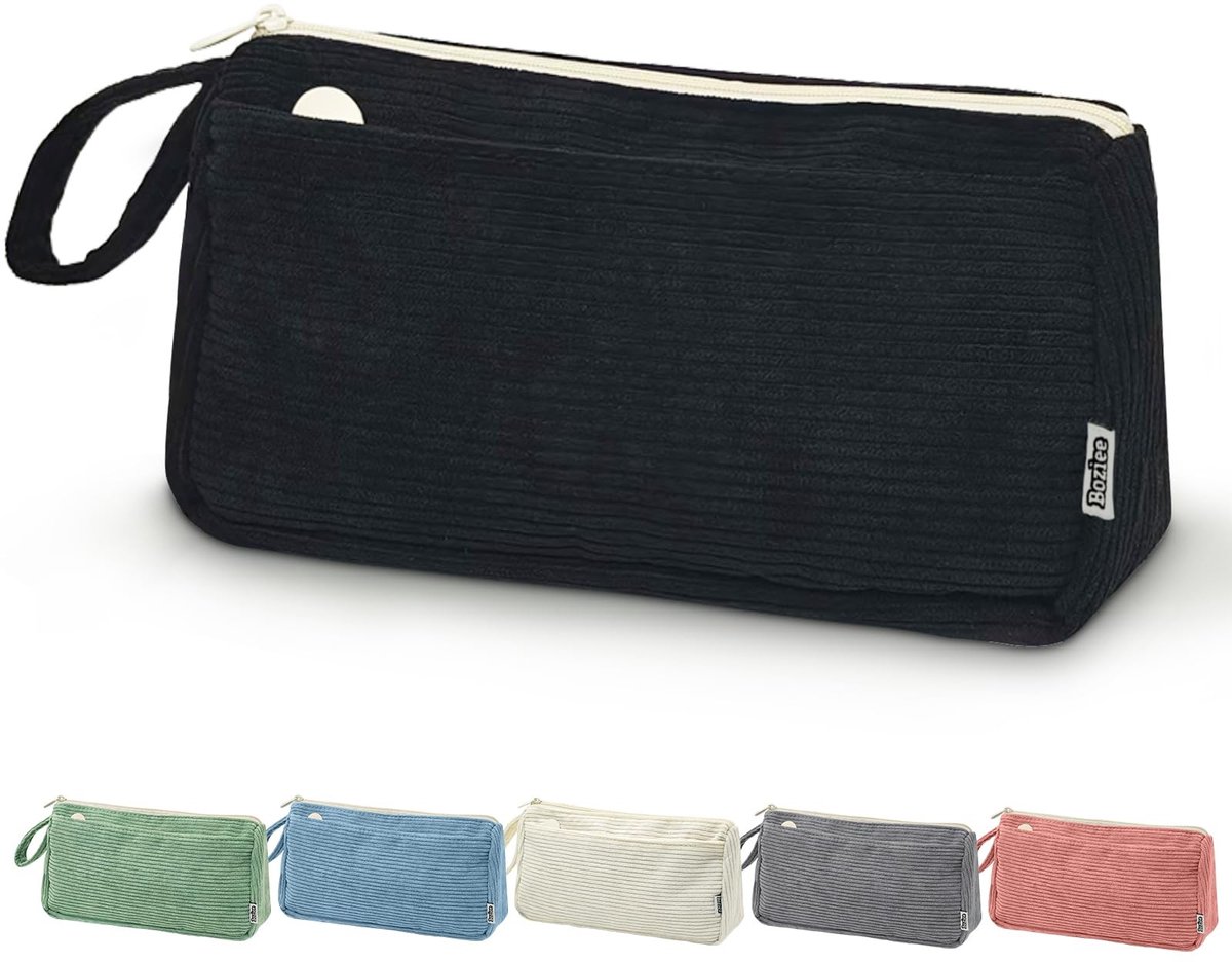 SolidKeus - Corduroy Cosmetica Tas, Klein en Compact voor Reizen