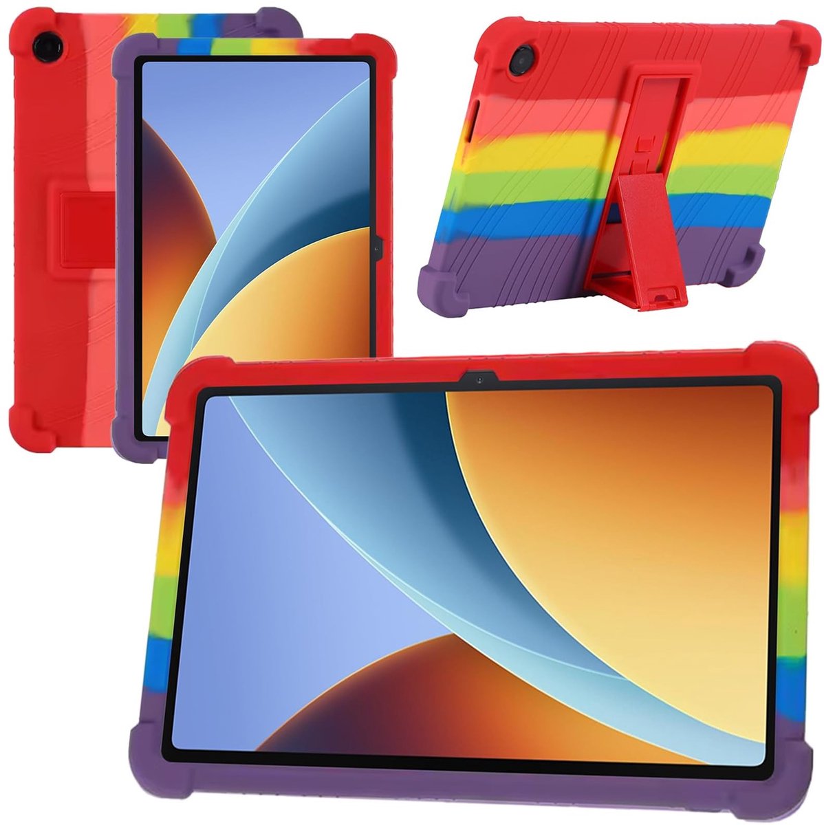 SolidKeus - Zachte TPU Hoes voor Xiaomi Redmi Pad 2 met Standaard