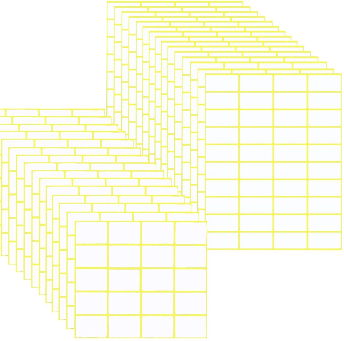 SolidKeus - Set van 600 en 300 Zelfklevende Labels voor Diverse Toepassingen