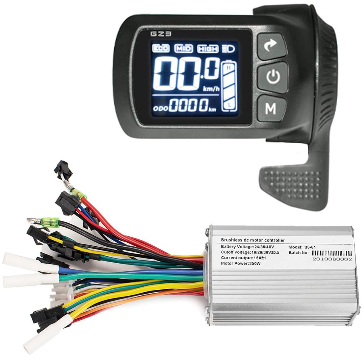 SolidKeus - Elektrische Scooter Controller Kit met LCD Display