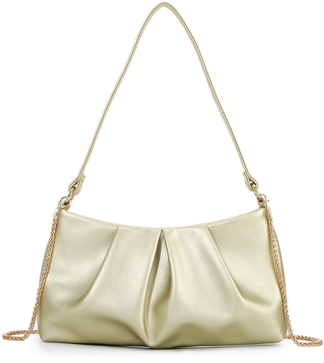 SolidKeus - Elegante Handtas van PU Leer met Vouwdesign voor Avonden