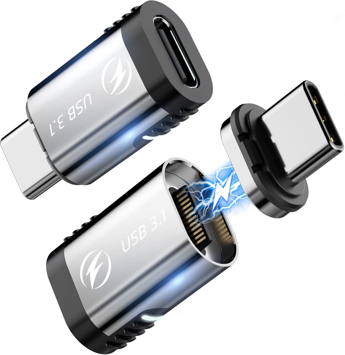 SolidKeus - 100W USB-C Magnetadapter (2 Stuks)