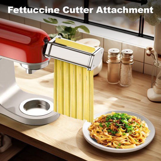 SolidKeus - Pasta Accessoire voor Kenwood Kmix en KVC85 met Roller en Snijders van Solidkeus — afbeelding 5