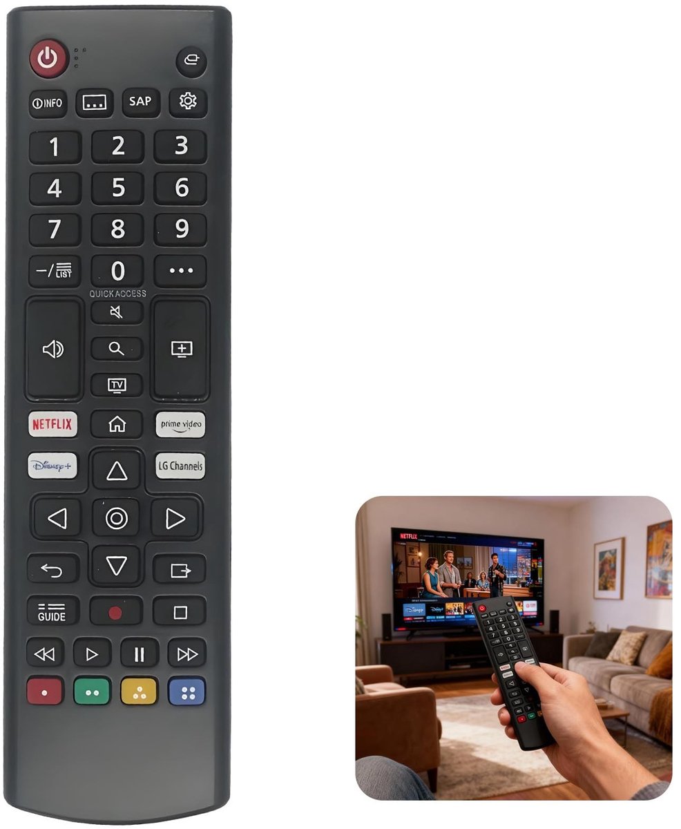 SolidKeus - Universele Afstandsbediening voor LG Televisies