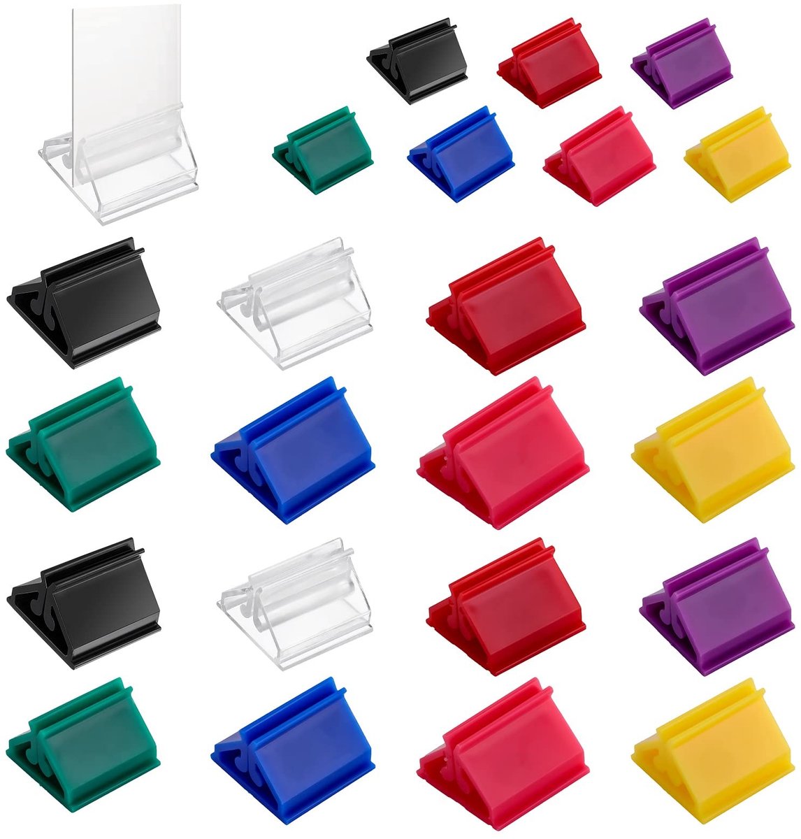 SolidKeus - 24 Stuks Plastic Speelkaartenhouders voor Bordspellen