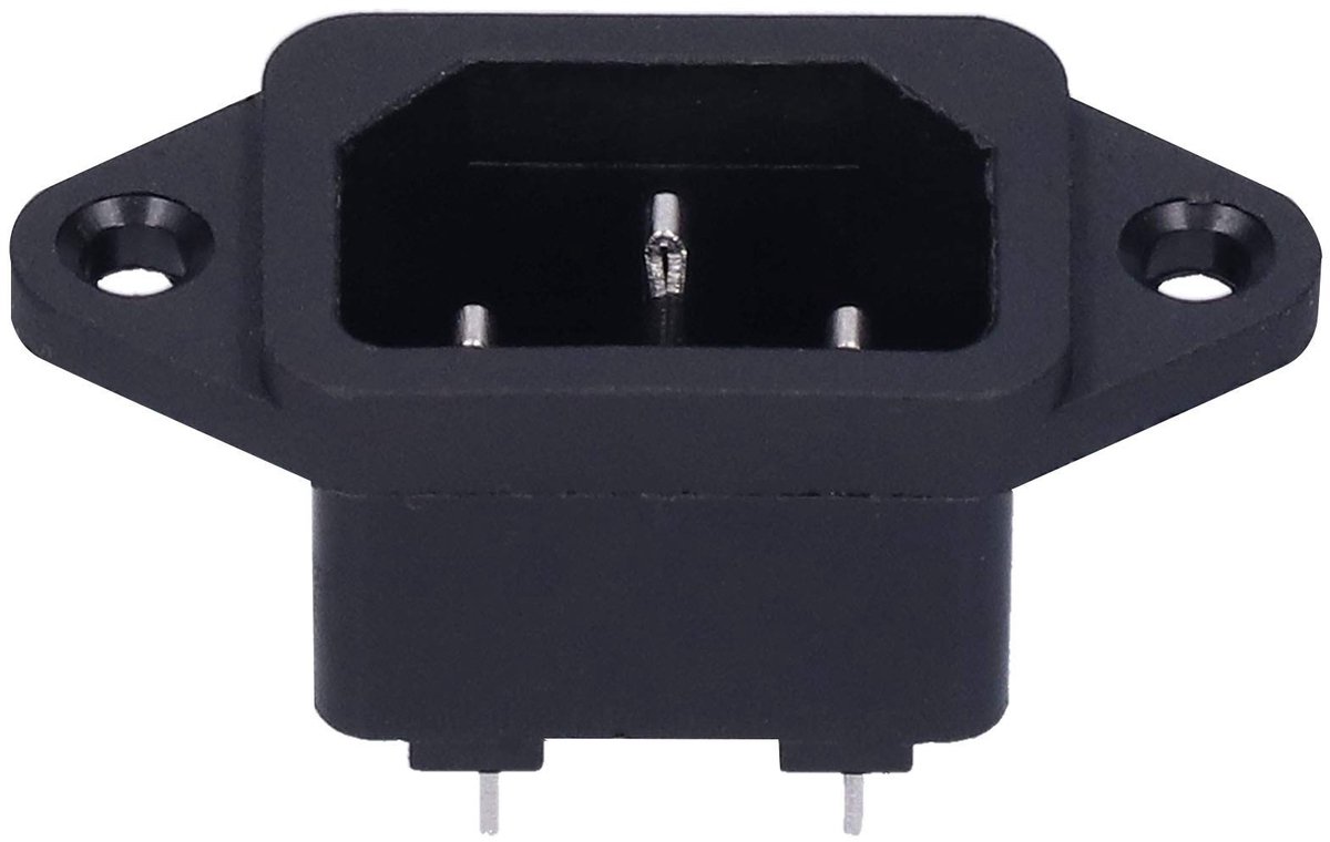 SolidKeus - Mannelijke Stekker Stopcontact 3- Chassismontage Connector 10 Stuks