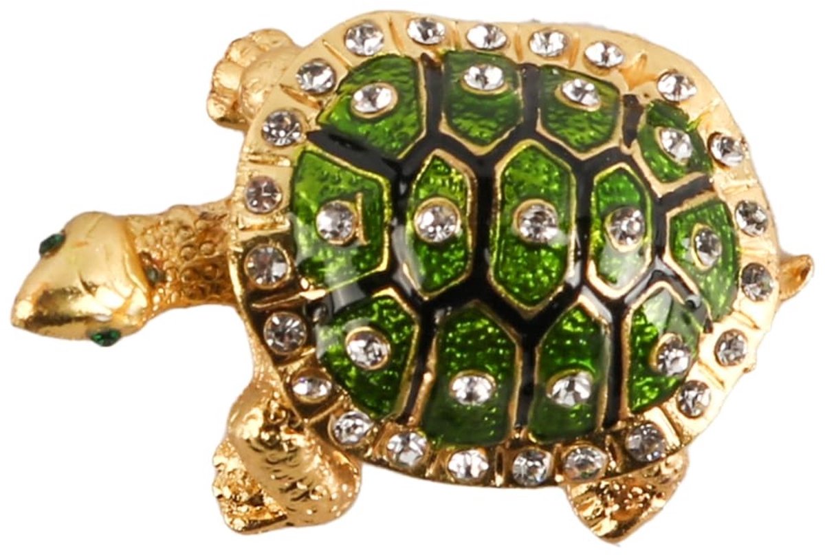 SolidKeus - Kristallen Schildpad Sieraden Doosje