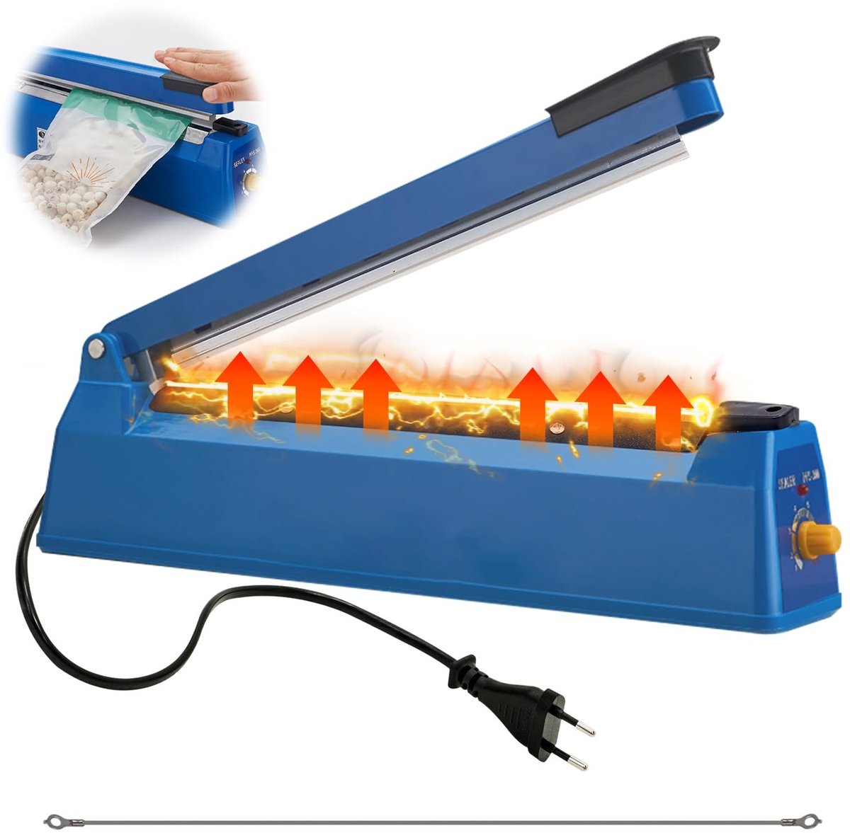 SolidKeus - Handmatige Verhit Sealmachine voor Plastic Folie