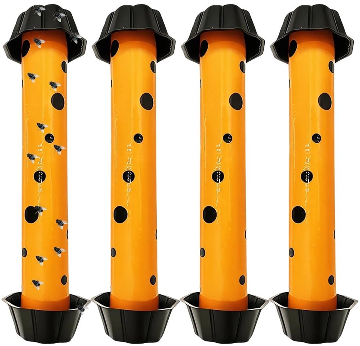 SolidKeus - Set van 4 Vliegenvallen voor Binnen en Buiten