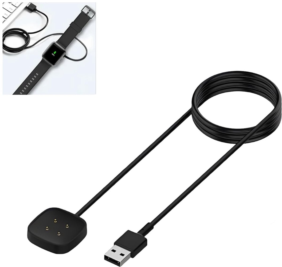 SolidKeus - Oplaadkabel voor Smartwatch met Magnetische USB-Aansluiting