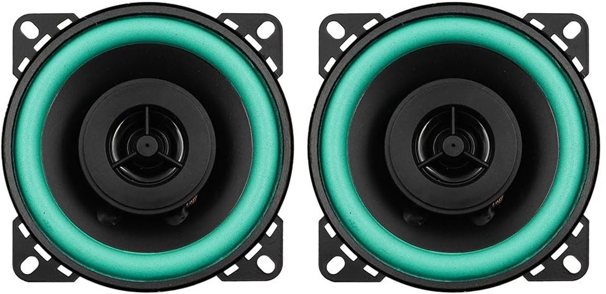 SolidKeus - 4 Inch Coaxiale Autospeakers voor HiFi Geluidskwaliteit