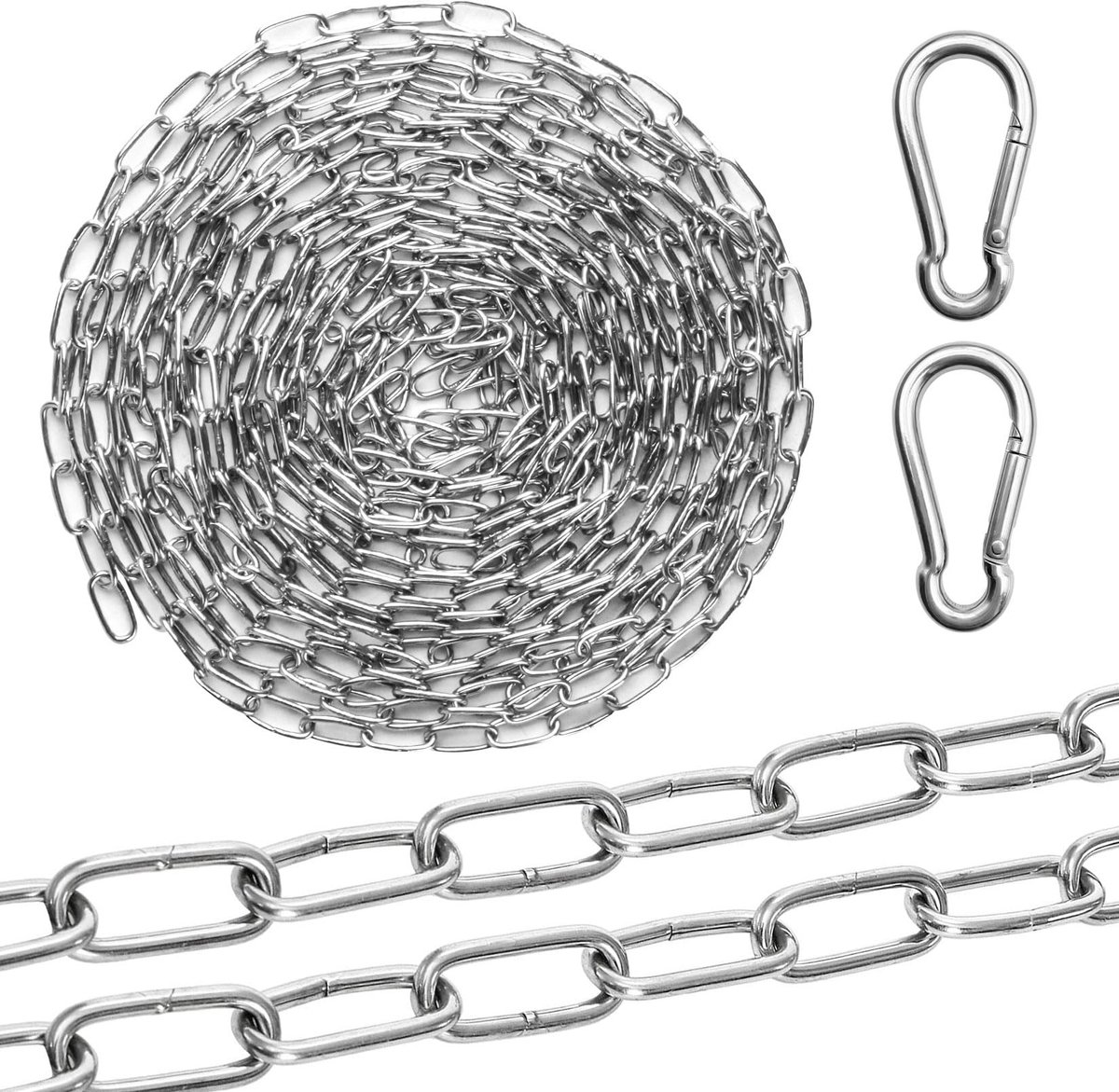 SolidKeus - RVS Ketting 0.3cm x 6m voor Lampen en Hangen