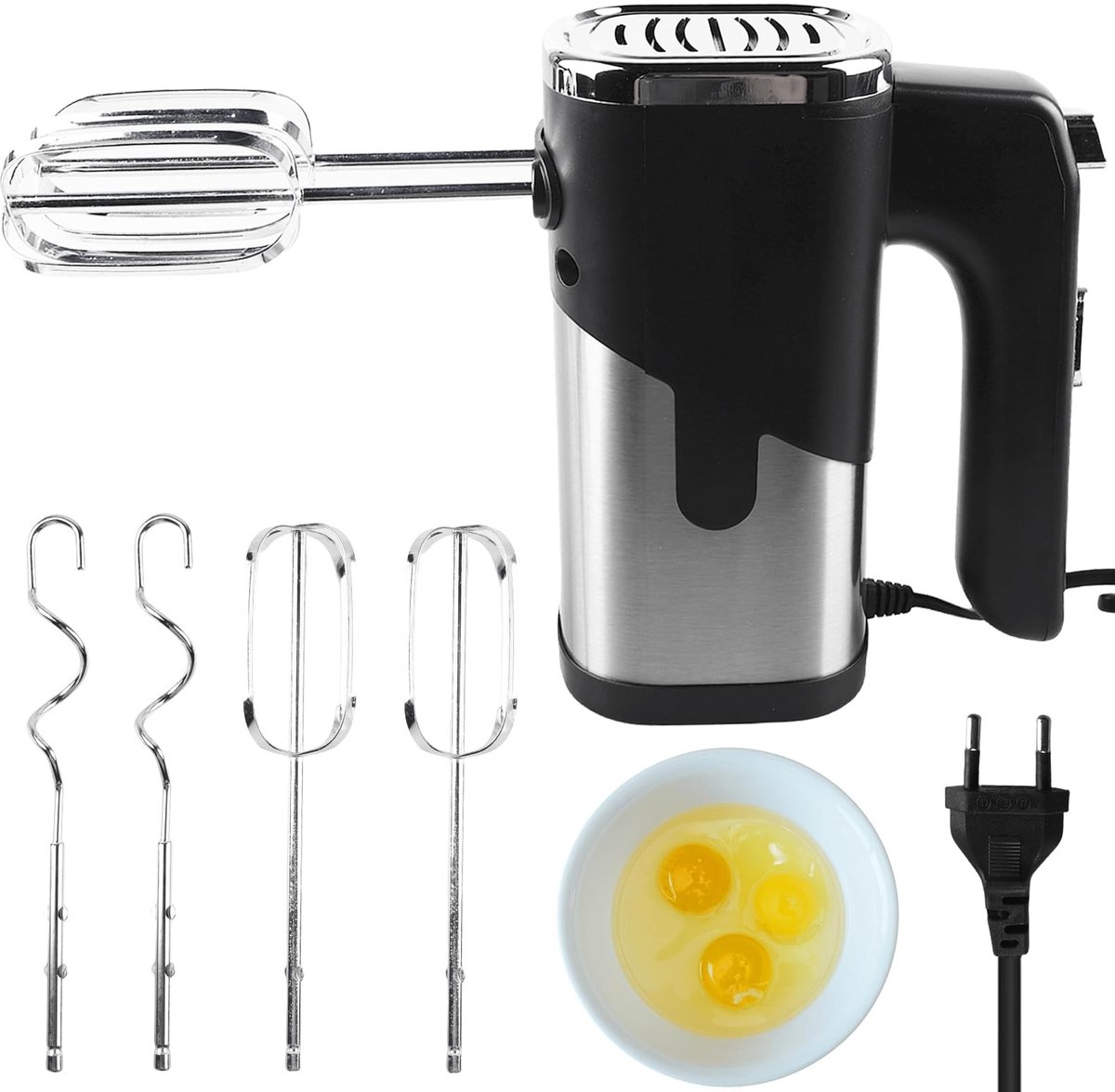 SolidKeus - Elektrische Handmixer met 7 Snelheden