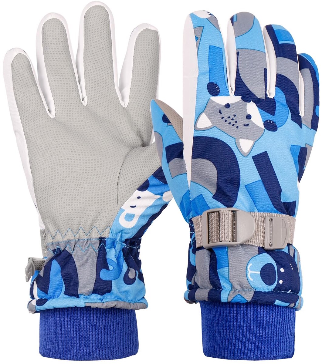 SolidKeus - Waterdichte Ski Handschoenen voor Kinderen