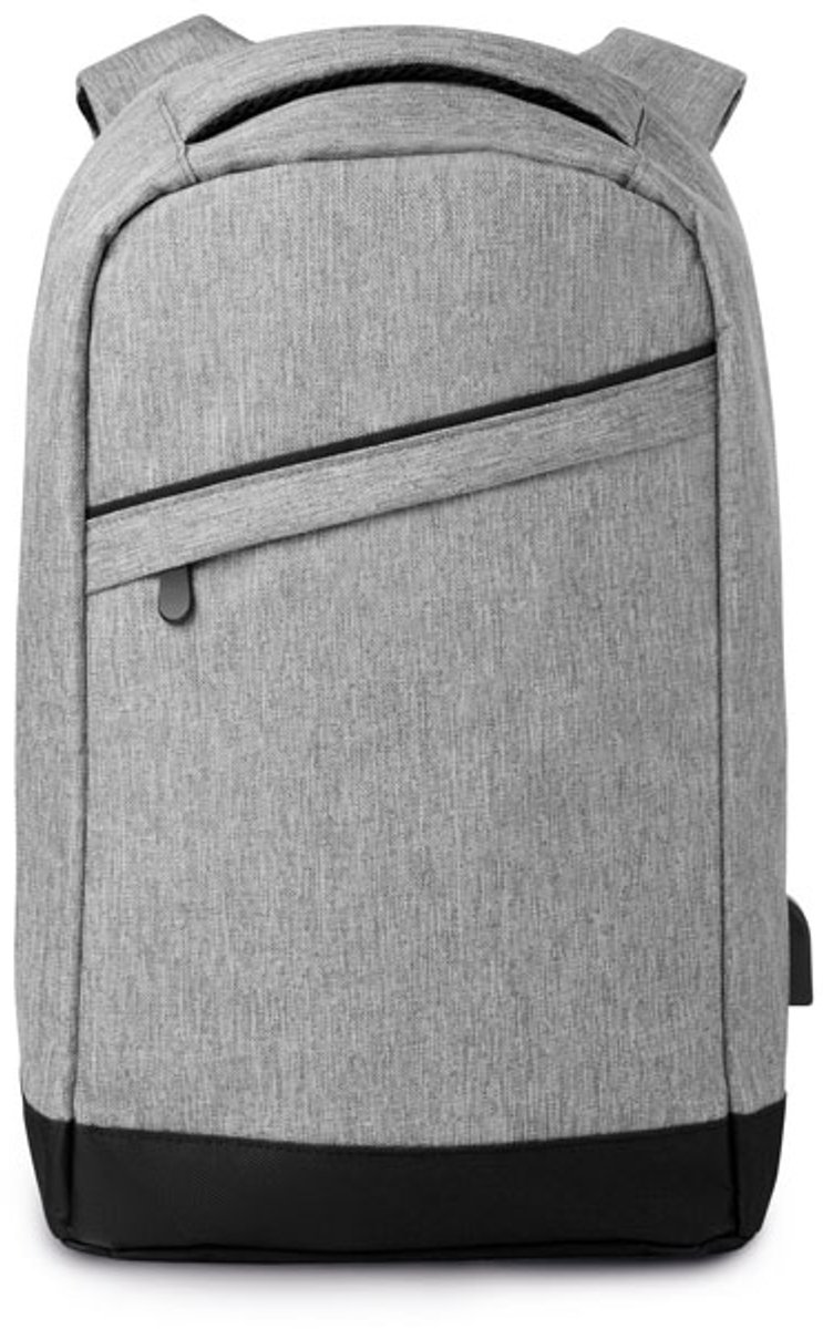 13 Inch laptop rugzak van 600D, 2 tone polyester Kleur Grijs