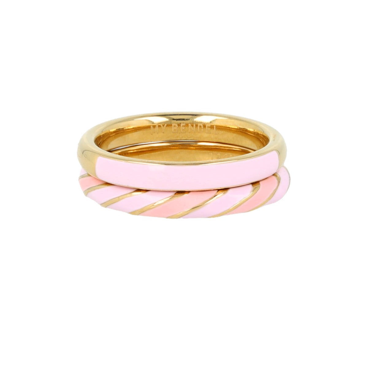 My Bendel - Ringen Set Epoxy - met Luxe Cadeauverpakking | Sieraden Voor Dames | Maat 19.00 Mm / Maat 60