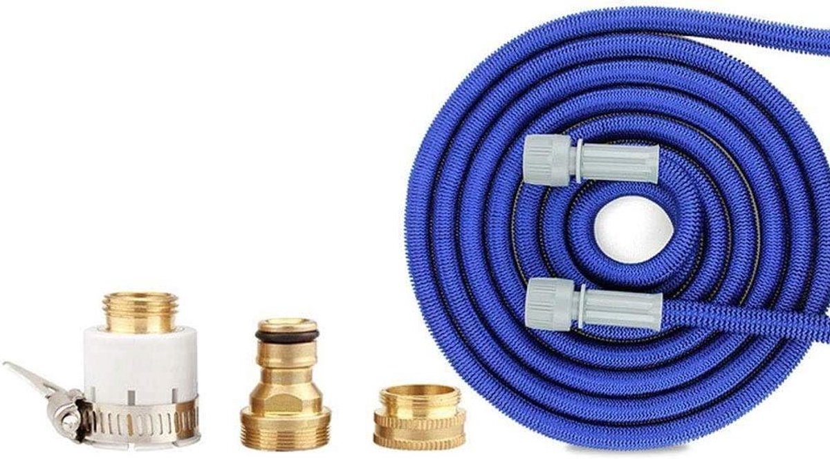 Uitbreidbare Tuinslang - Flexibele Waterslang - Tuin Besproeien - Massief Messing Connectoren - 30 Meter - Oranje