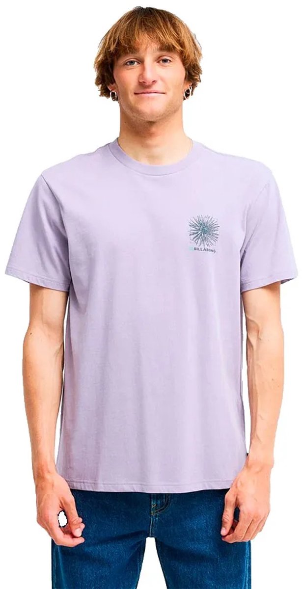 Billabong Montage T-shirt Met Korte Mouwen S Man Paars
