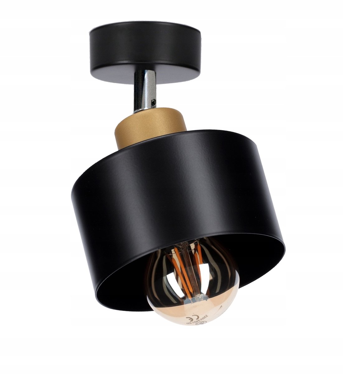 Merloze Hanglamp Plafond LOFT GOLD met 1 scharnier