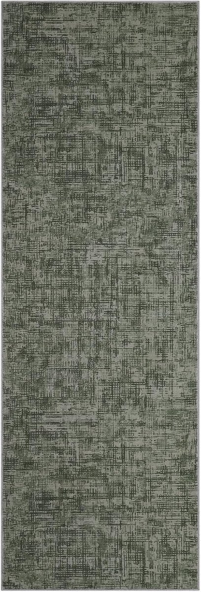 Modern Vloerkleed - Wasbaar Antislip Fluweelzacht - Groen - 80x150 cm