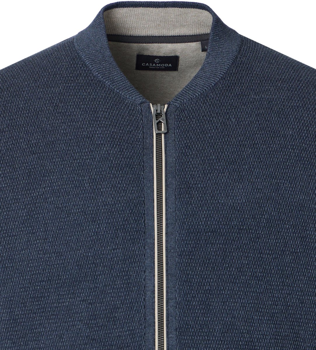 CASA MODA comfort fit vest - donkerblauw