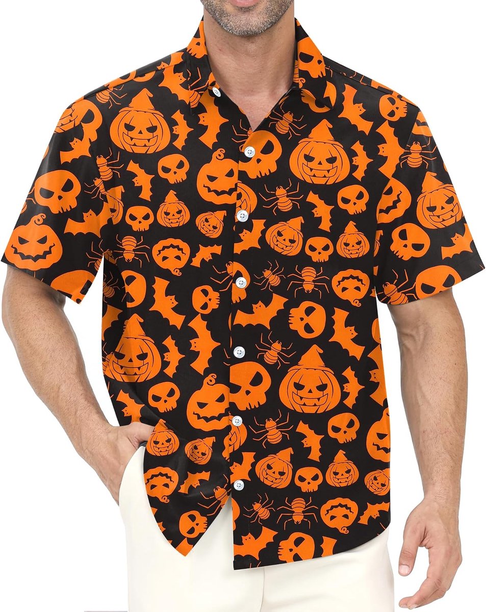 Shirt voor mannen-Hawaiiaanse buttondown shirts met bloemenprint